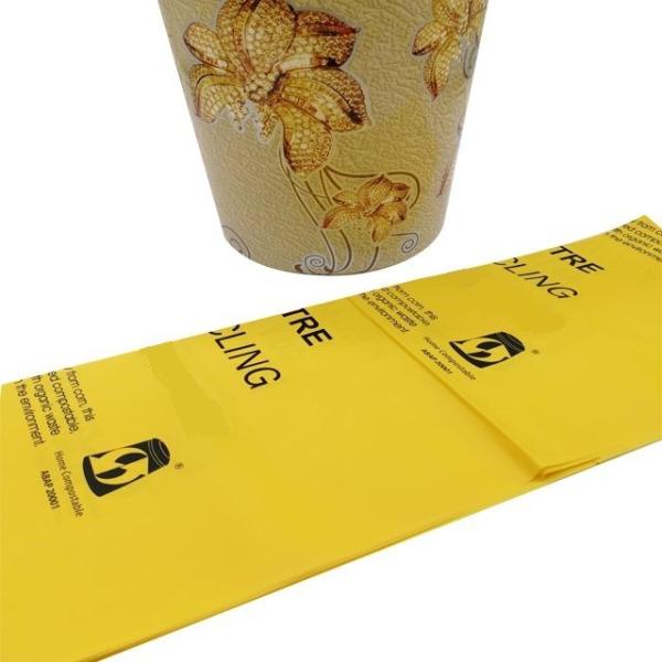 Cornstarch Yellow Hospital Biodegradable Garbage Bags Odorless