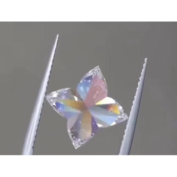 White Lab Grown Diamonds 4CT CVD LV Cut Loose Diamond DEF VS1 For Jewelry Decoration