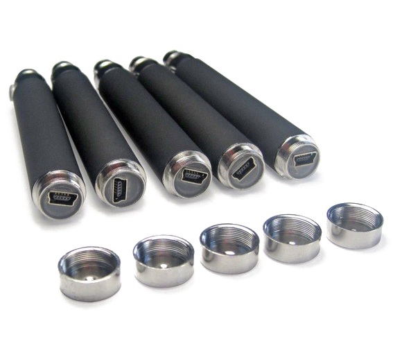 eGo USB passthrough battery for electronic cigarette 650mah 900mah 1300mah