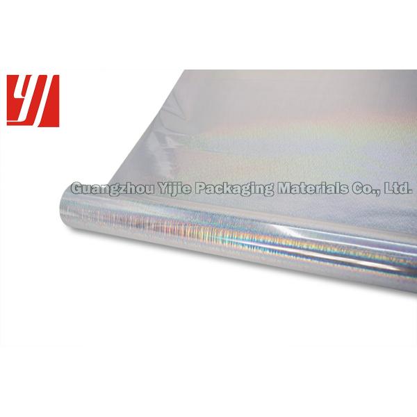 Rollo olográfico de la hoja del laser de 16 micrones de las agujas del pino de plata