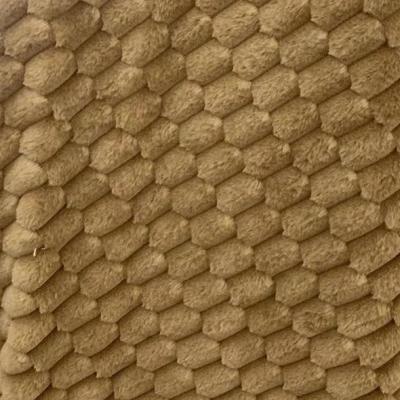Material macio da tela da pele grossa para costurar o material macio de Brown