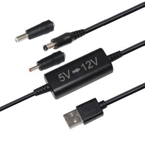 10ft 10m DC-DC トランスフォーマー 5V から 12V ステップアップケーブル USB から DC 電源変換器