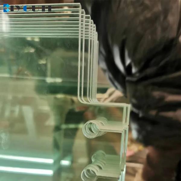 Verre trempé feuilleté incurvé de taille personnalisée Verre feuilleté cintré à double trempe Vente
