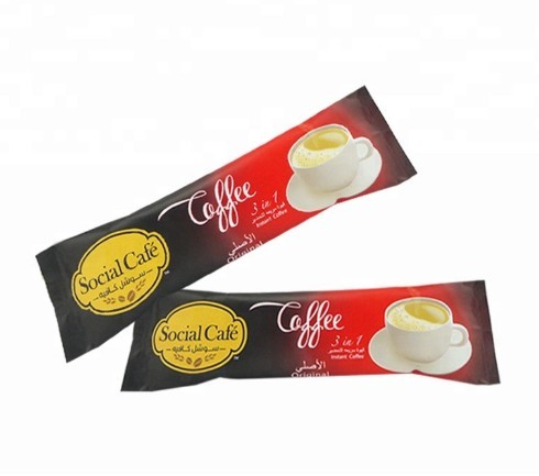 custom printed plastic aluminum foil food grade instant coffee powder sachet packaging bag