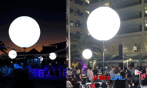 Надувный светодиодный световой шарик мощностью 800 Вт со штативом: мощная наружная реклама