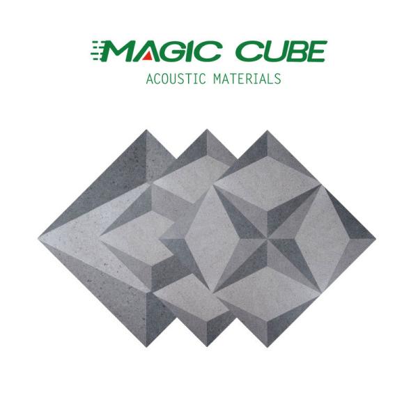 Square Edge Hexagon PET 3D Acoustic Panel Soundproof For Educational Facilities