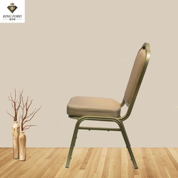 Comfortable Indoor Living Mall Metal Frame Door Garden Banquet Chair