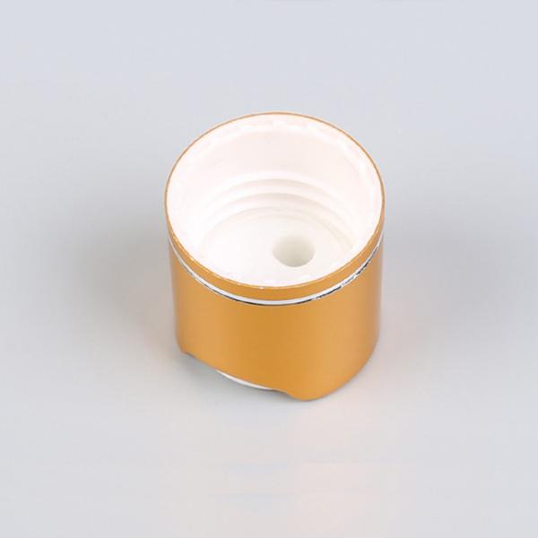 крышки 24/410 бутылок золота штейна 20mm алюминиевые с серебряной линией украшения