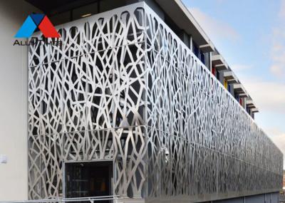 PVDF Coated Decorative Aluminium Screen For Interior Exterior Wall Cladding OEM