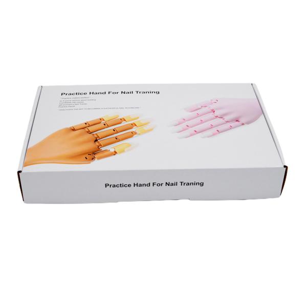 Folding Paper White Corrugated Mailer Boxes  With Full Size Logo