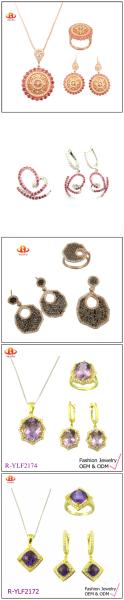 Classic Silver 925 Jewelry Set com AAA Cz Stone Dangle Pendant