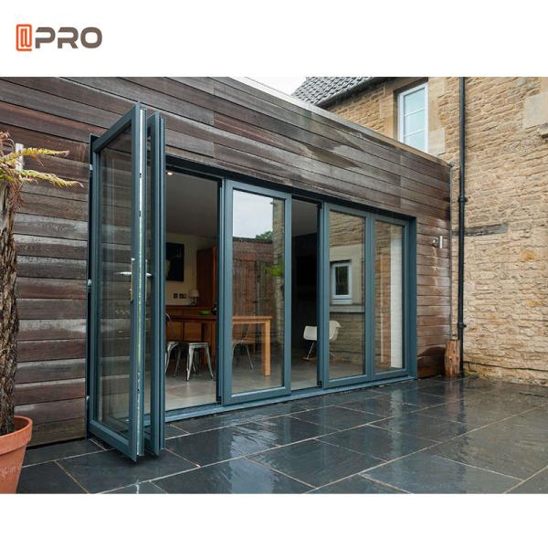 Heat Insulation Aluminium Hinged Doors Outward Casement Double Action Swinging Door