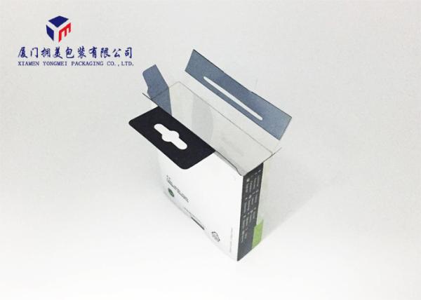 Hang Hole On Box Top Plastic Retail Packaging Boxes Eco Friendly 10.5X3X13cm