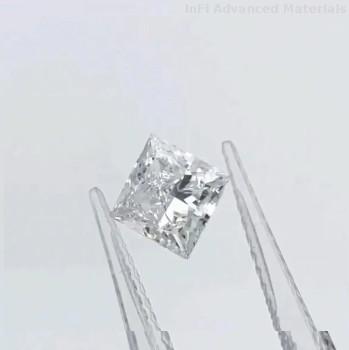 CVD Princesa corte de laboratório Criado Joias de diamante 1,65 Ct E Cor VS1 Claridade