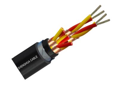 Núcleo antienvelhecimento protegido triplicar-se dos pares do cabo de instrumento da prova de fogo único