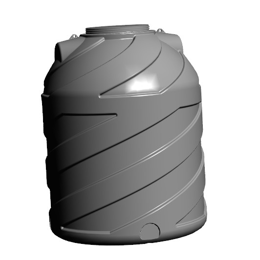 HDPE 3000-литровый 8-слойный пластиковый резервуар для воды