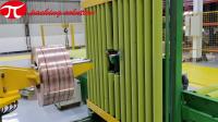 La bobine de cuivre automatique horizontale très demandée enveloppant le PLC de machine à emballer commandent électrique conduit
