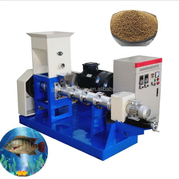 Máquinas UT 100-150 Kg por hora Motor diesel Extrusor de pellets flutuantes para alimentação de peixes fabricado