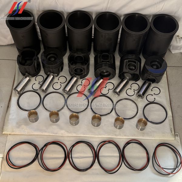 6D125 Cylinder Liner Assembly Komatsu Diesel Engine Overhaul Parts