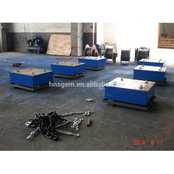 Manual Discharge Metal Separation Equipment , Roller Type Magnetic Separator For Iron
