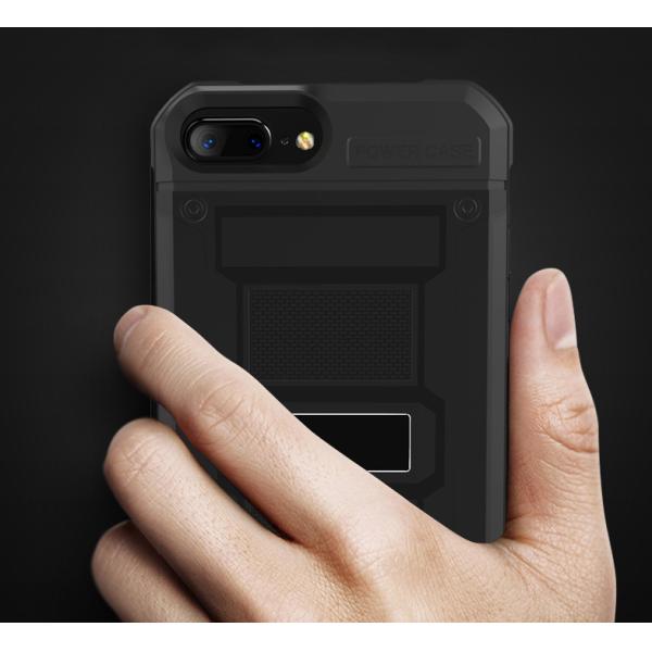 3000mAh 4200mAh Back Clip Battery Wireless Charging Power Bank Case For iphone 8 Mobile Phone Holder