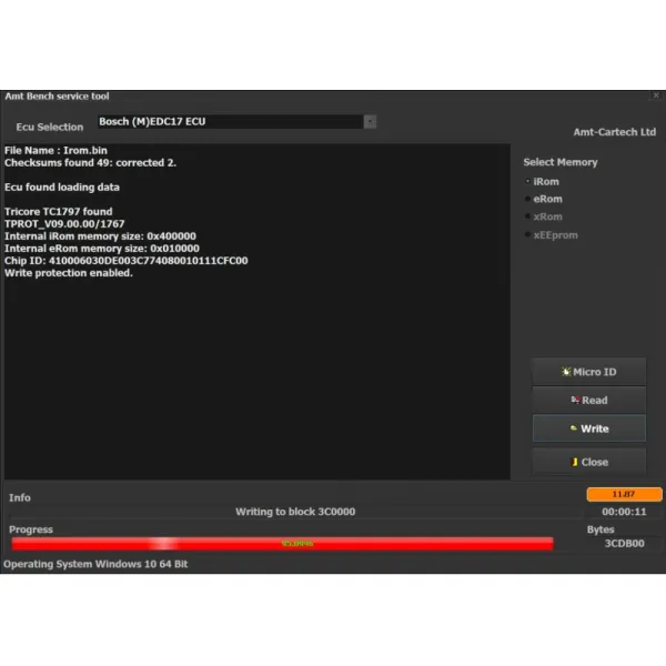 Bench 3.1.3.5 ECUHELP ECU Bench 1.0.7.9 ECU Bench Tool OBD Full Version Support For  MDG1/EDC16 and MG1 MD1 Protocol
