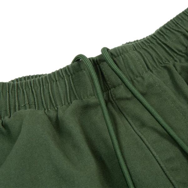 European American Fashion Leisure Loose Beach Shorts Washed Army Green Shorts Mens