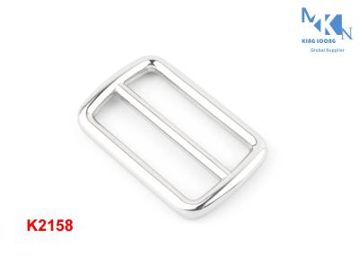 40mm Inner Size Metal Slide Buckle Square Ring Nickle Color For Handbag