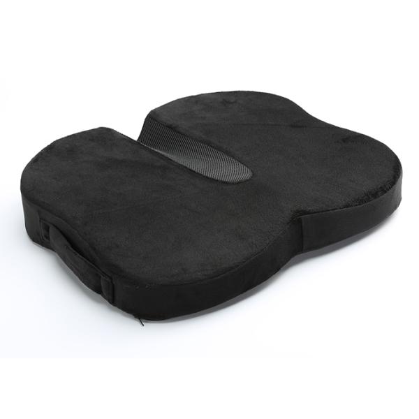 Non Slip Hemorrhoid Coccyx Memory Foam Seat Cushion For Office Chair / Wheelchair / Chair Sofa