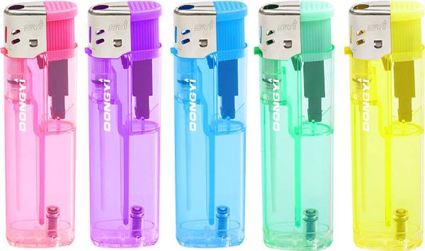 Allumette à gaz jetable avec logo personnalisé et demande de personnalisation étanche au vent