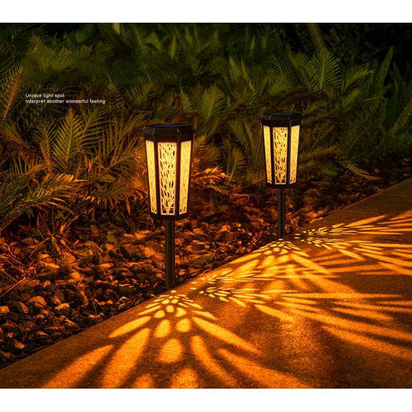 Auto On-Off Solar Powered Garden Decorative Lights IP65 for Walkway Illumination
