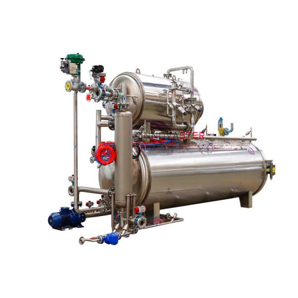 High Temperature Sterilization Canning Retort Equipment for Automatic Batch Operation