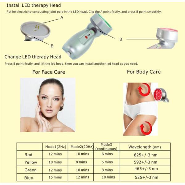 BF8005 Beauty Light Therapy Acne Treatment Handheld Led Therapy Lifting Led Light Therapy Home Use