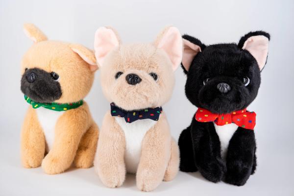 Custom Logo Dog Plush Toys Snuggly Hug Soft Holiday Gifts Home Decor