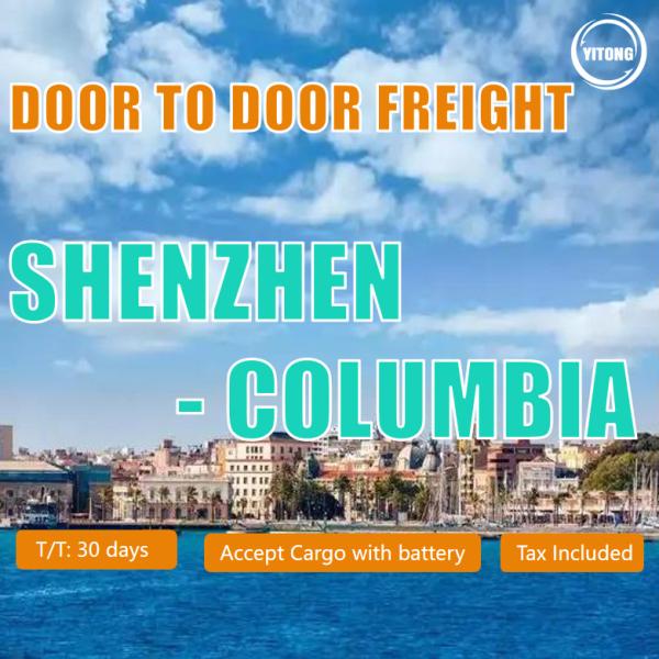 Door To Door Services From China To Worldwide From Shenzhen To Columbia