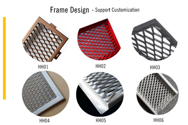 3mm Aluminum Expanded mesh for Security Fencing, Cab Divider Expanded Metal Mesh
