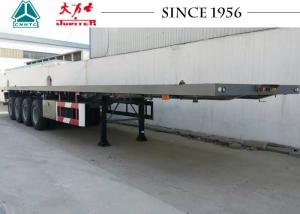 Heavy Duty High Bed Trailer Truck , 40 / 45 FT High Deck Trailer 4 Axles