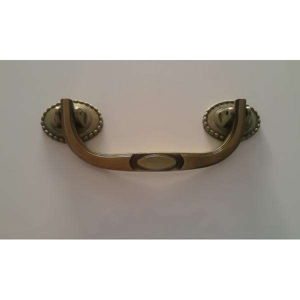 Antique Brass zamak H027 Metal Coffin handles size 19x7.5cm Screw Distance 14cm