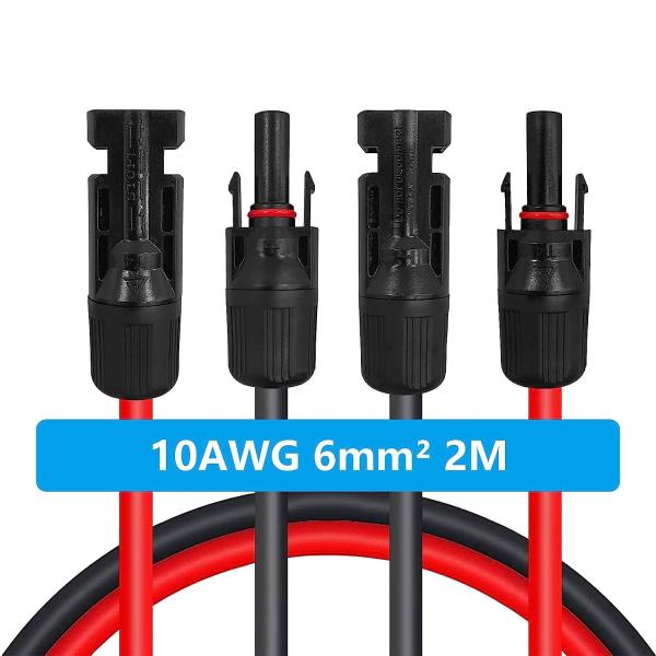 DC 10AWG PV Photovoltaic Solar Cable With Waterproof Connectors