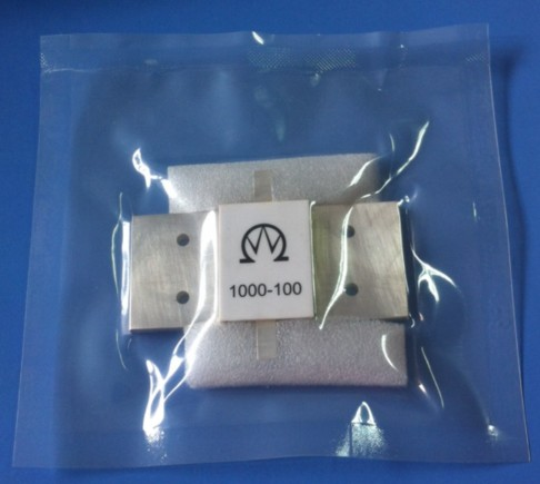 1000W 0.1 Ohm Ceramic Composition High Power RF Flange Resistor