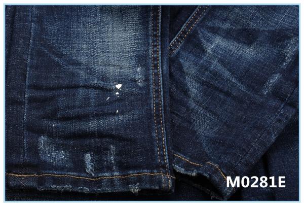 373g 11oz 58% Cotton Crosshatch Denim Textile Fabric  For Men Jeans