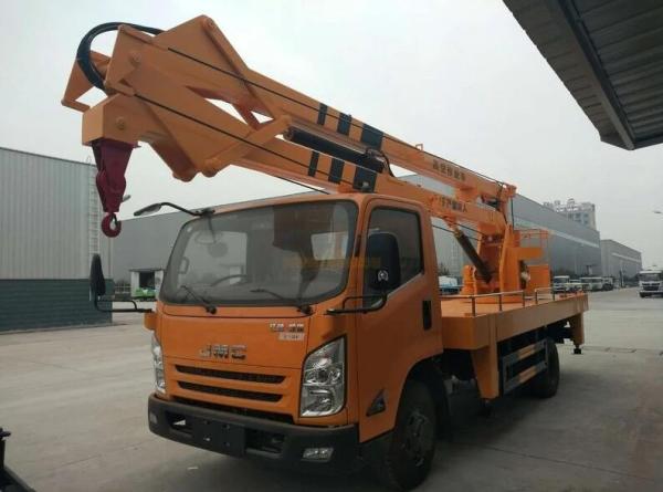 Jmc 4X2 18m 20m Lift Platform Truck , Aerial Bucket Lift Truck