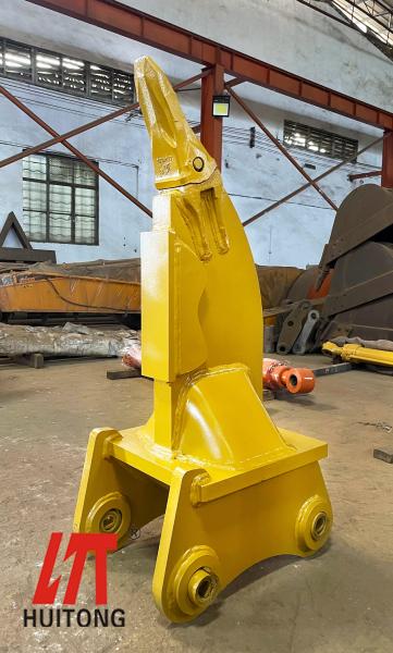 máquina escavadora Stump Ripper da espessura da placa de 120mm 22 toneladas de único dente para KOMATSU PC60 PC180
