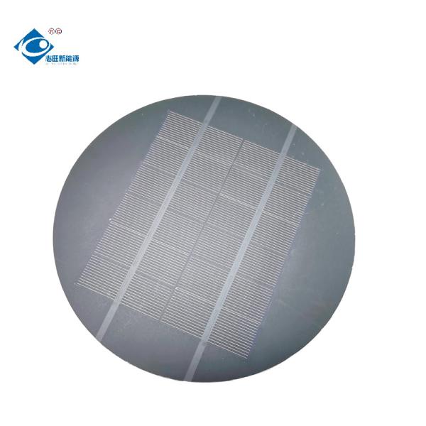 3.9W Semi-Flexible Solar Panels ZW-Dia180-PET Portable Solar Energy Systems Charger 6V