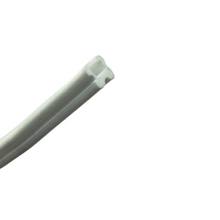 Smooth Surface Silicone Rubber Foam Sponge Bumper Buffer Extrusion Profile Seal Strip