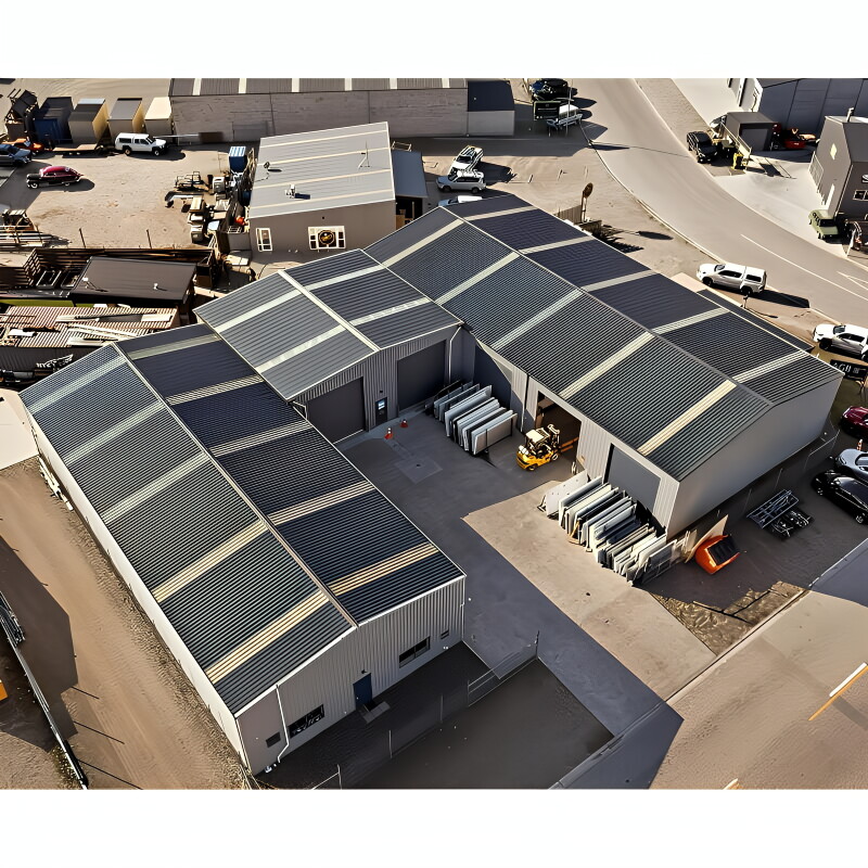 Earthquake Resistance Steel Structure Workshop 1200m2 With Large Span Design