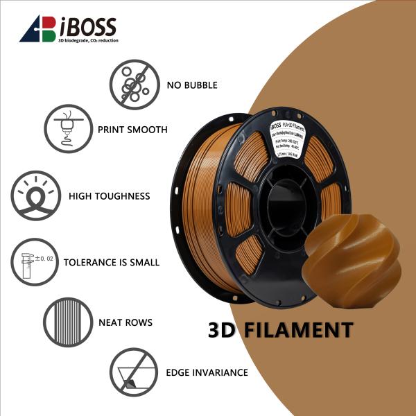 3d Printing Filament Shanhaijing Wood Color 1kg PLA+ Filament 3D Printer Filament 1.75mm