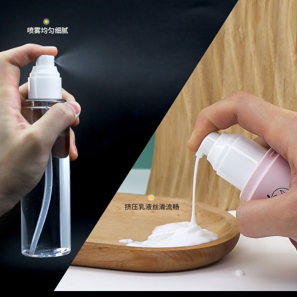 Eco-Friendly Refillable Plastic Spray Bottles with High Impact Resistance for Cosmetic Packaging
