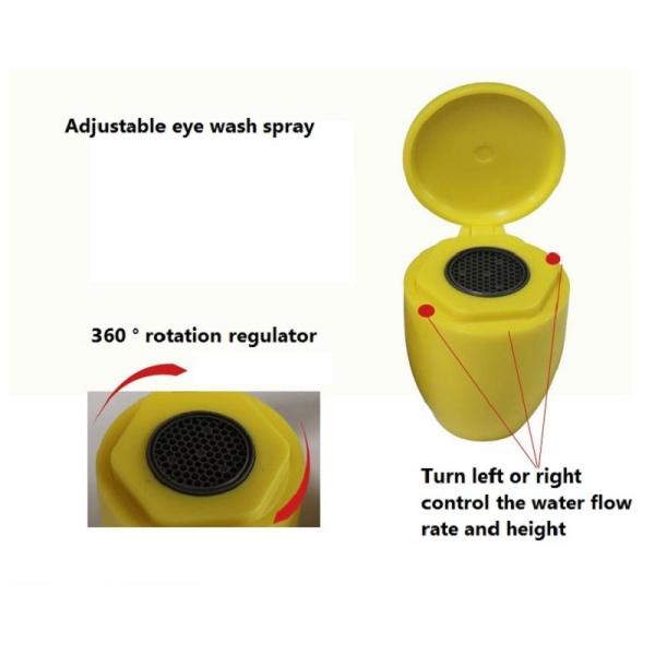 Customize SS304 emergency shower and eyewash station factory chemical place safety protection