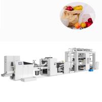 Cadena de producción de alimentación de fabricación automática de la bolsa de papel del rollo de la máquina de la bolsa de papel